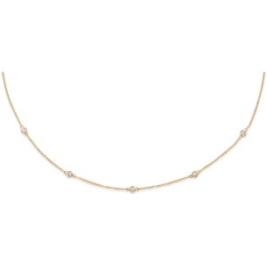 14k gold chain with diamonds 