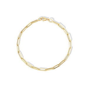 gold link chain bracelet 