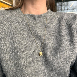 Vintage 14k Gold Articulated Safe Charm