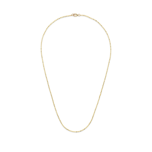 14k gold Diamond cut ball chain