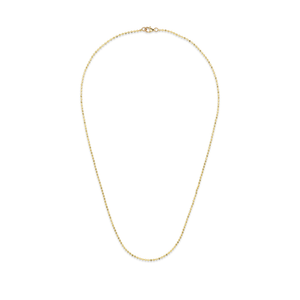 14k gold Diamond cut ball chain