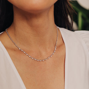 diamond tennis necklace