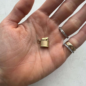 Gold Vintage Lighter Charm