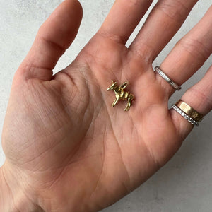 Gold Vintage Donkey Charm