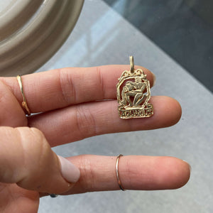 Vintage Aquarius Charm for Women