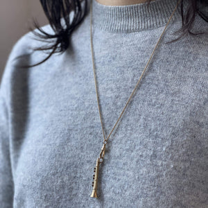 14k Gold Vintage Clarinet Charm