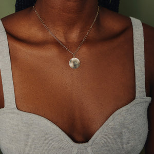 Engravable Flat Circle Charm