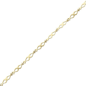Vintage 18k Pineapple Looking Handmade Chain by Fewer Finer
