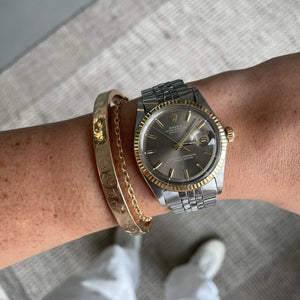 SOLD Vintage Rolext Oyster Perpetual Datejust 36mm Two Tone Watch