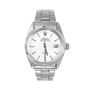Vintage Rolex Air King Date 34mm Steel Watch