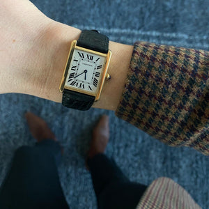 SOLD Vintage Cartier Tank Solo 28mm 18K Watch