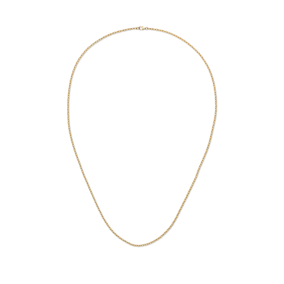 14k solid gold Napa Chain in a flat link