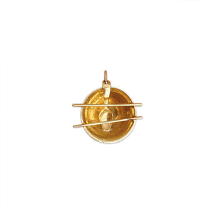 14k Gold Vintage Ramen Bowl Charm with Chopsticks