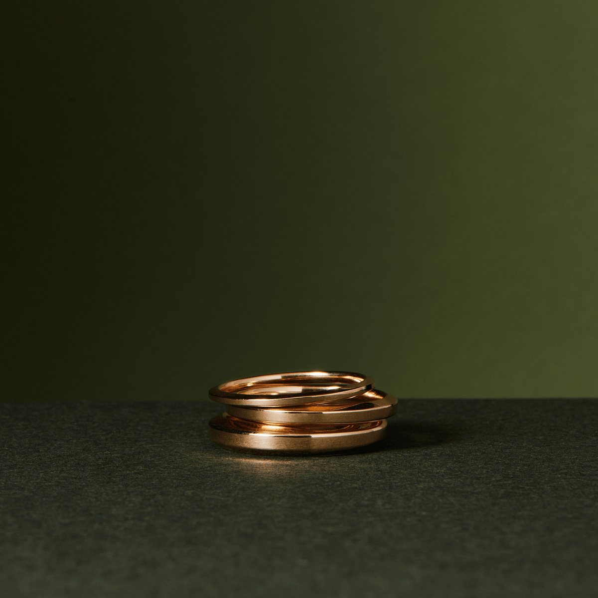 14k solid gold personalized Signature Band ring with custom hand engraving, in 2.5mm