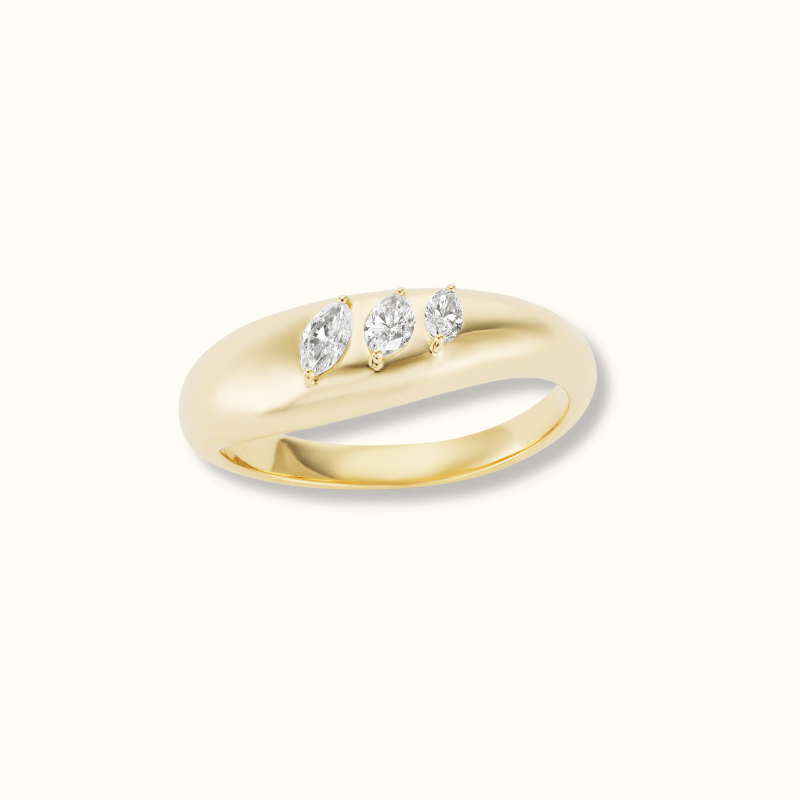 A Custom Curved Wedding Band