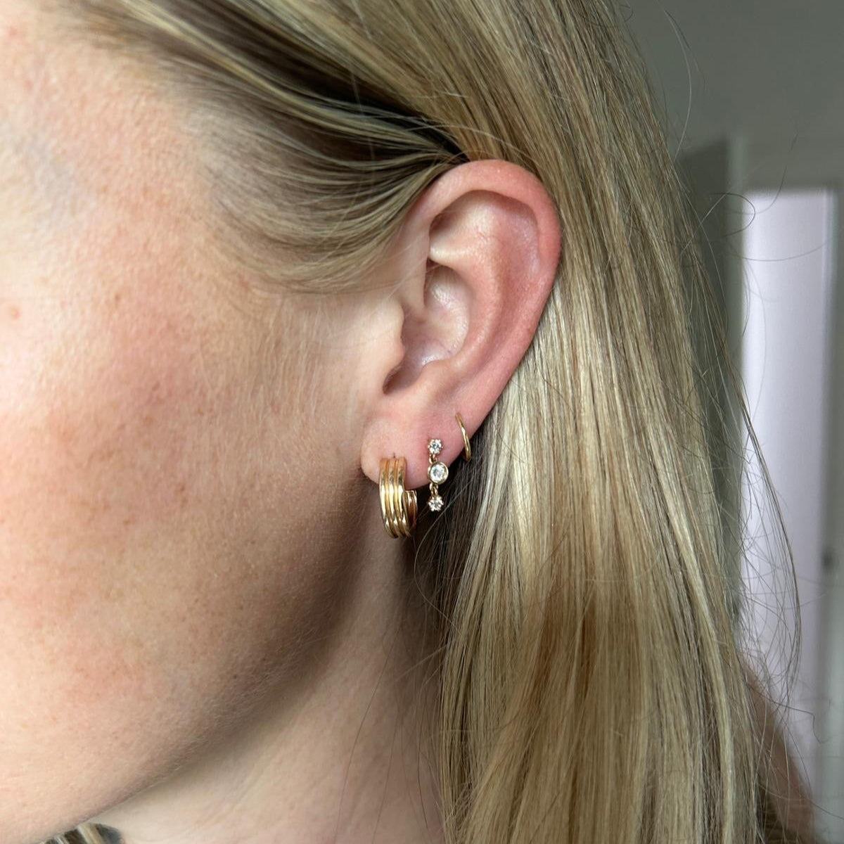 SOLD Signature Trio Hoops — Archive Sale