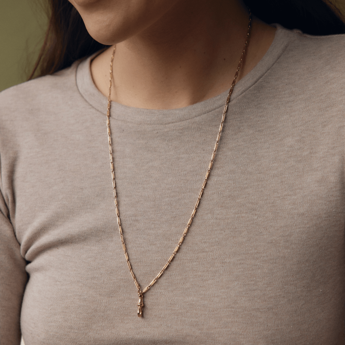 Vintage Chain w/ Fixed Dog Clip