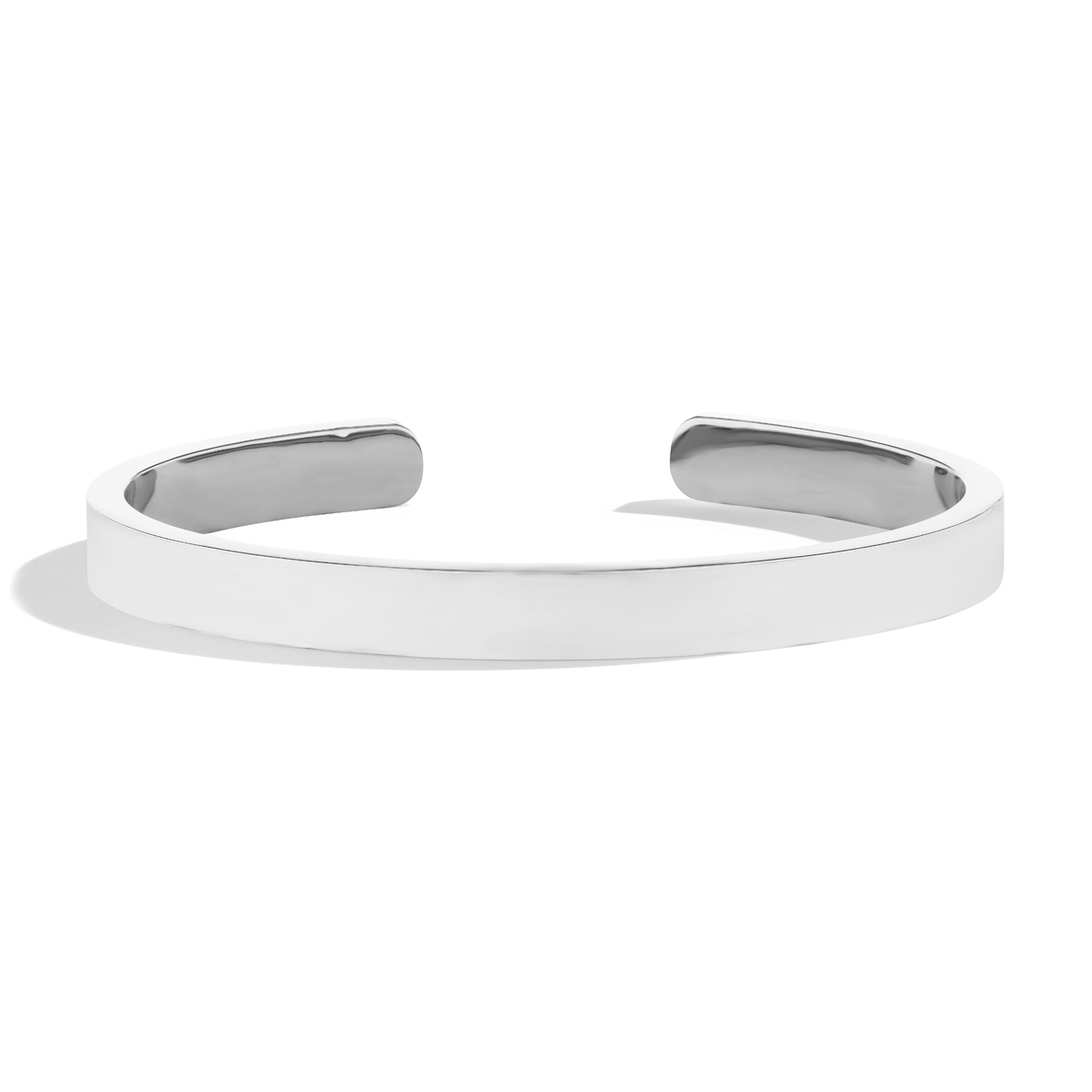 solid white gold cuff