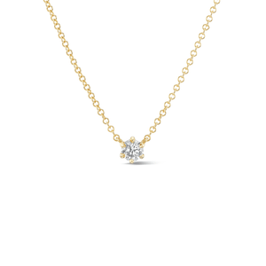solitaire diamond necklace