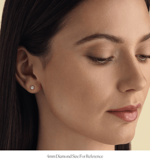 SOLD Diamond Daisy Studs — Archive Sale