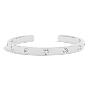diamond cuff bracelet white gold