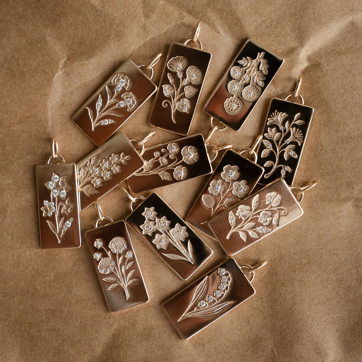 Birth Month Flower Charm