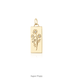 Birth Month Flower Charm