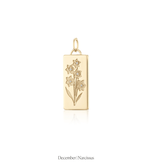 Birth Month Flower Charm