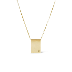 SOLD Diamond Freckle Tag Necklace — Archive Sale 2026