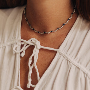 Scalloped Tennis Necklace