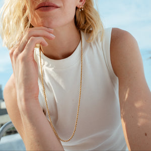 Vintage 18k Rope Chain Necklace