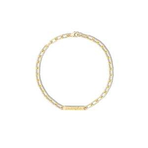 SOLD Nameplate Link Bracelet — Archive Sale