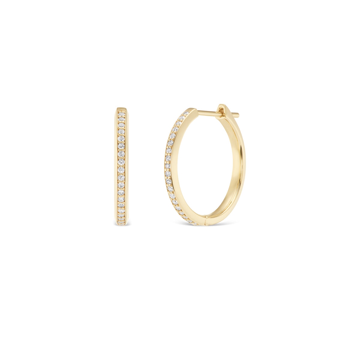 Signature Diamond Hoops