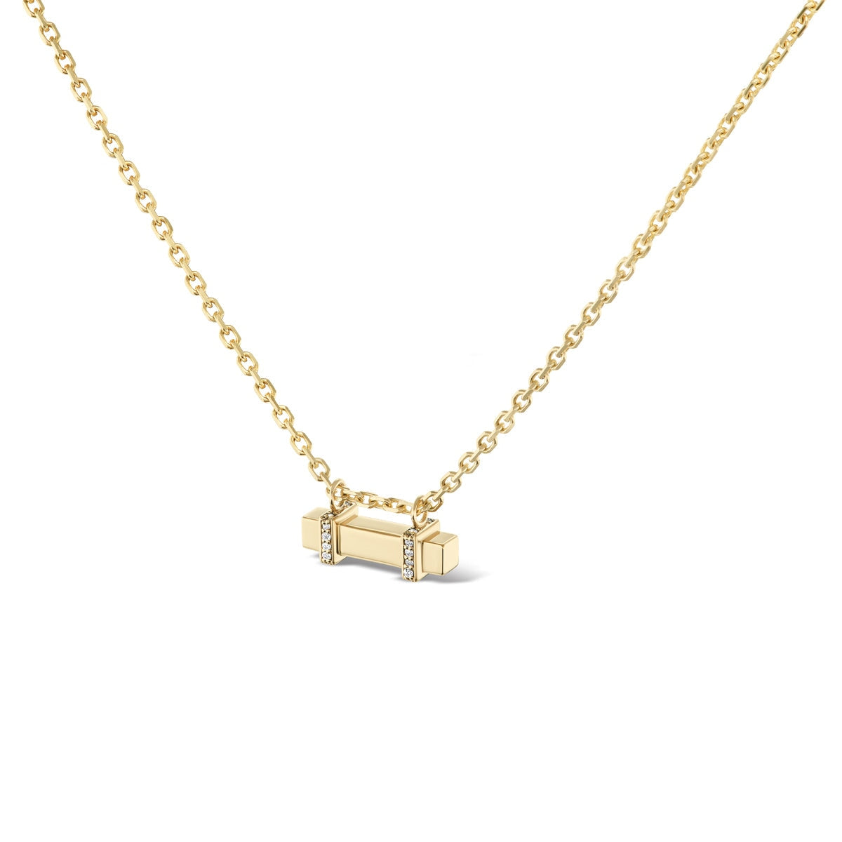 Diamond Rail Necklace