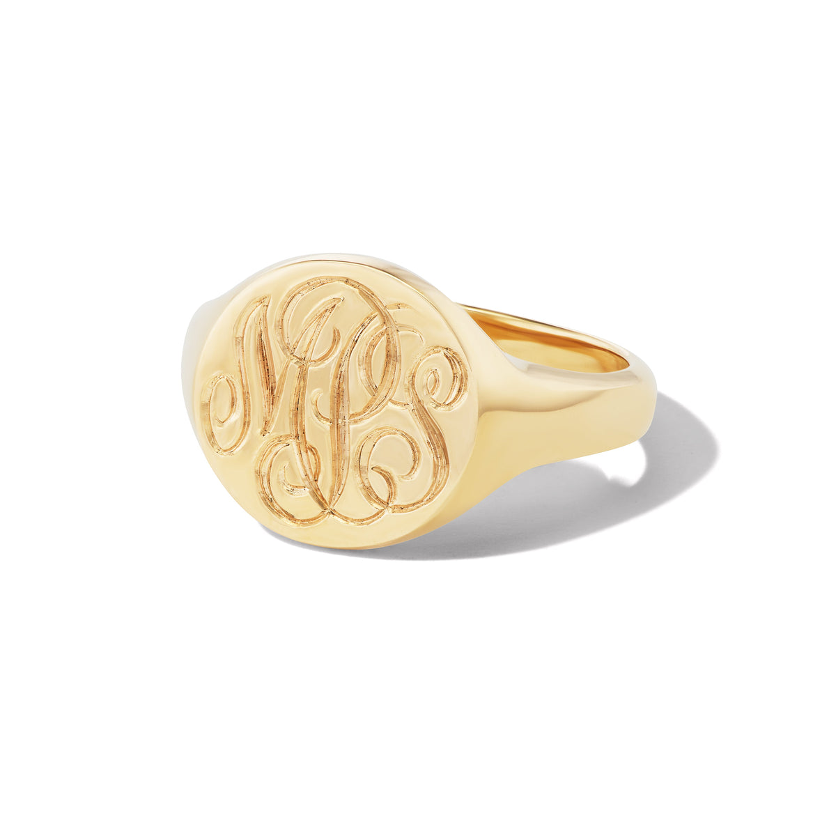 Round Signet Ring