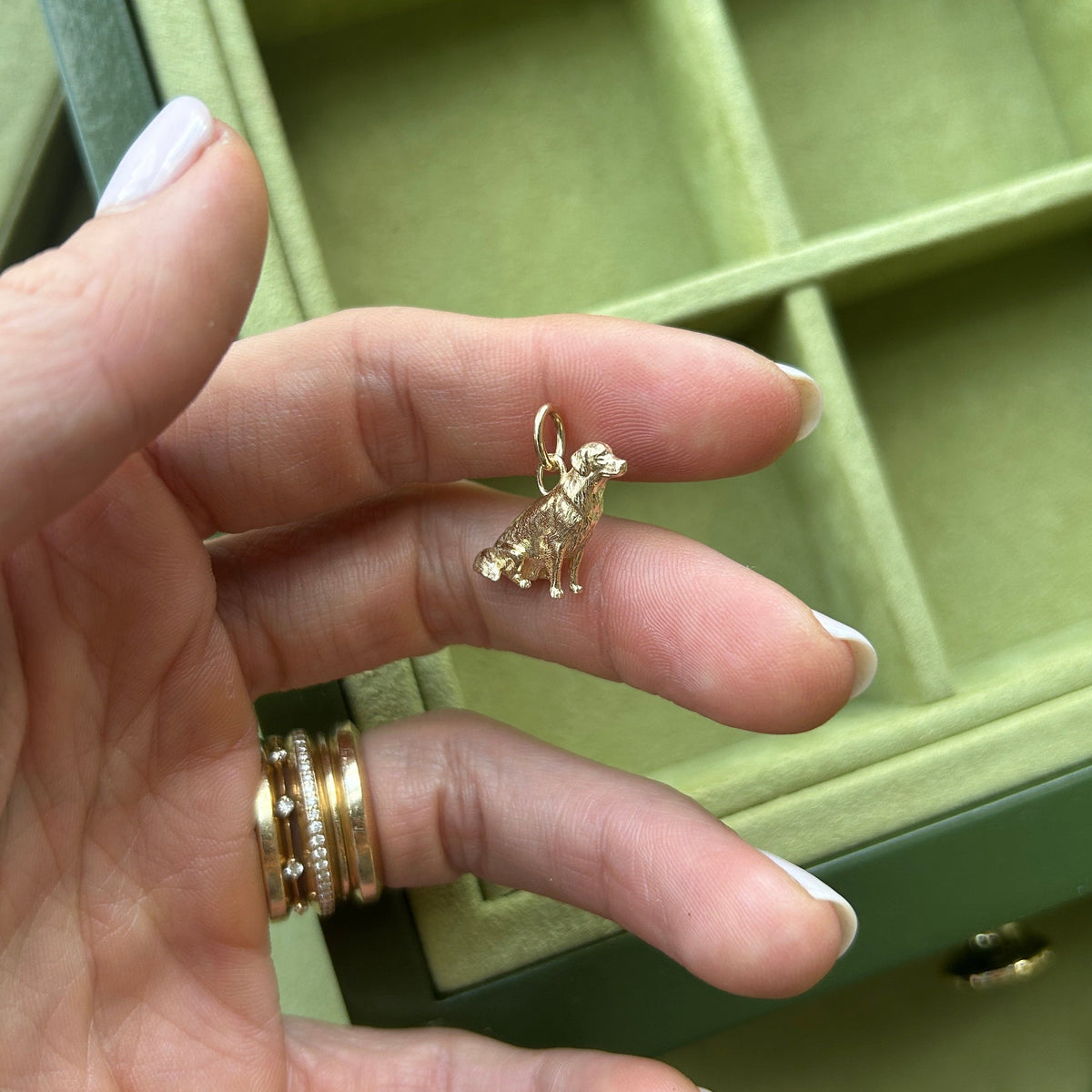 Golden Retriever Dog Charm — Archive Sale 2026