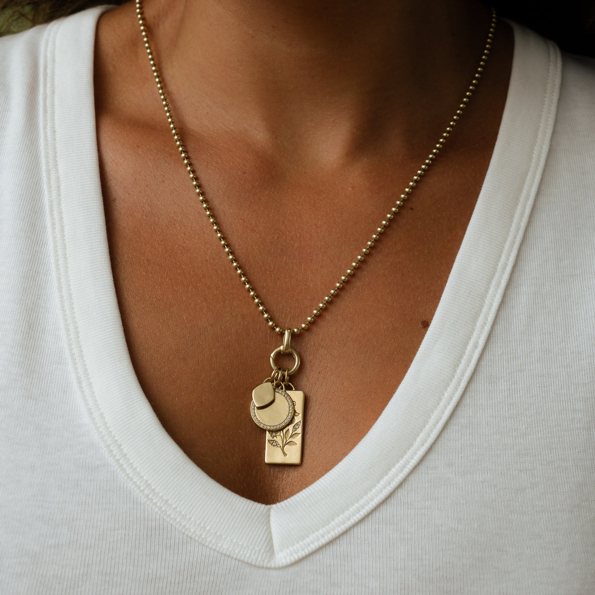 Hinged Charm Clip with Bail