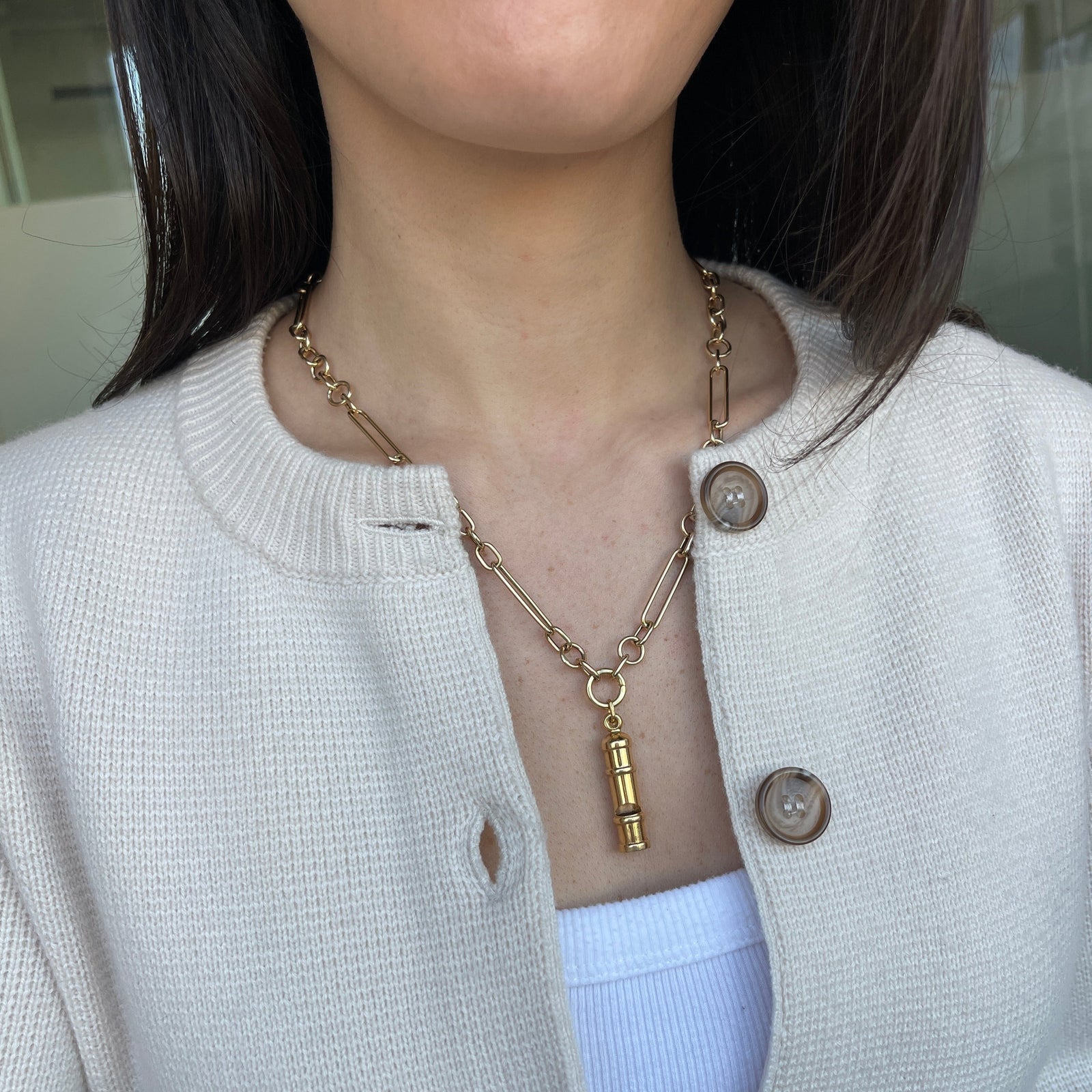 Vintage Train Whistle Charm