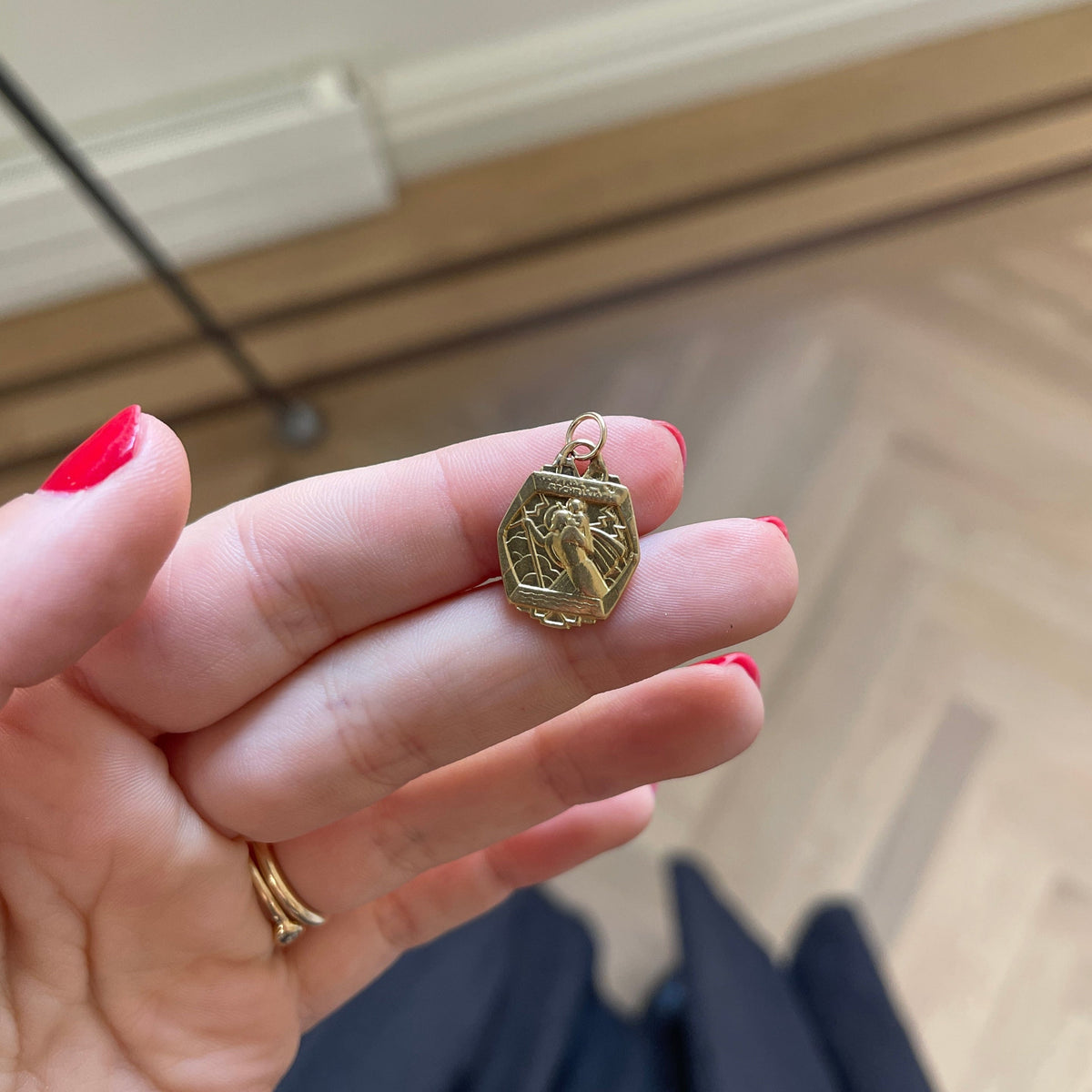SOLD Vintage Drop 05 — Vintage Saint Christopher Charm