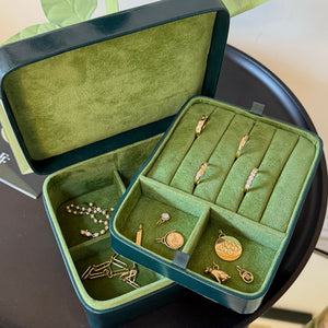 Signature Leather Jewelry Box