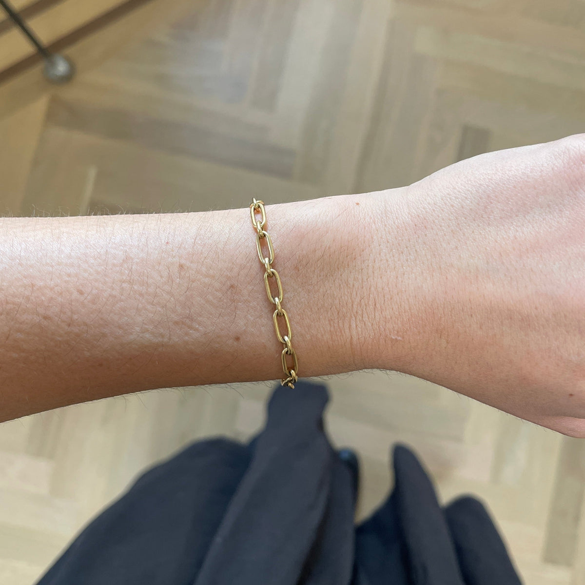 SOLD Vintage Love Me A Link Style Bracelet