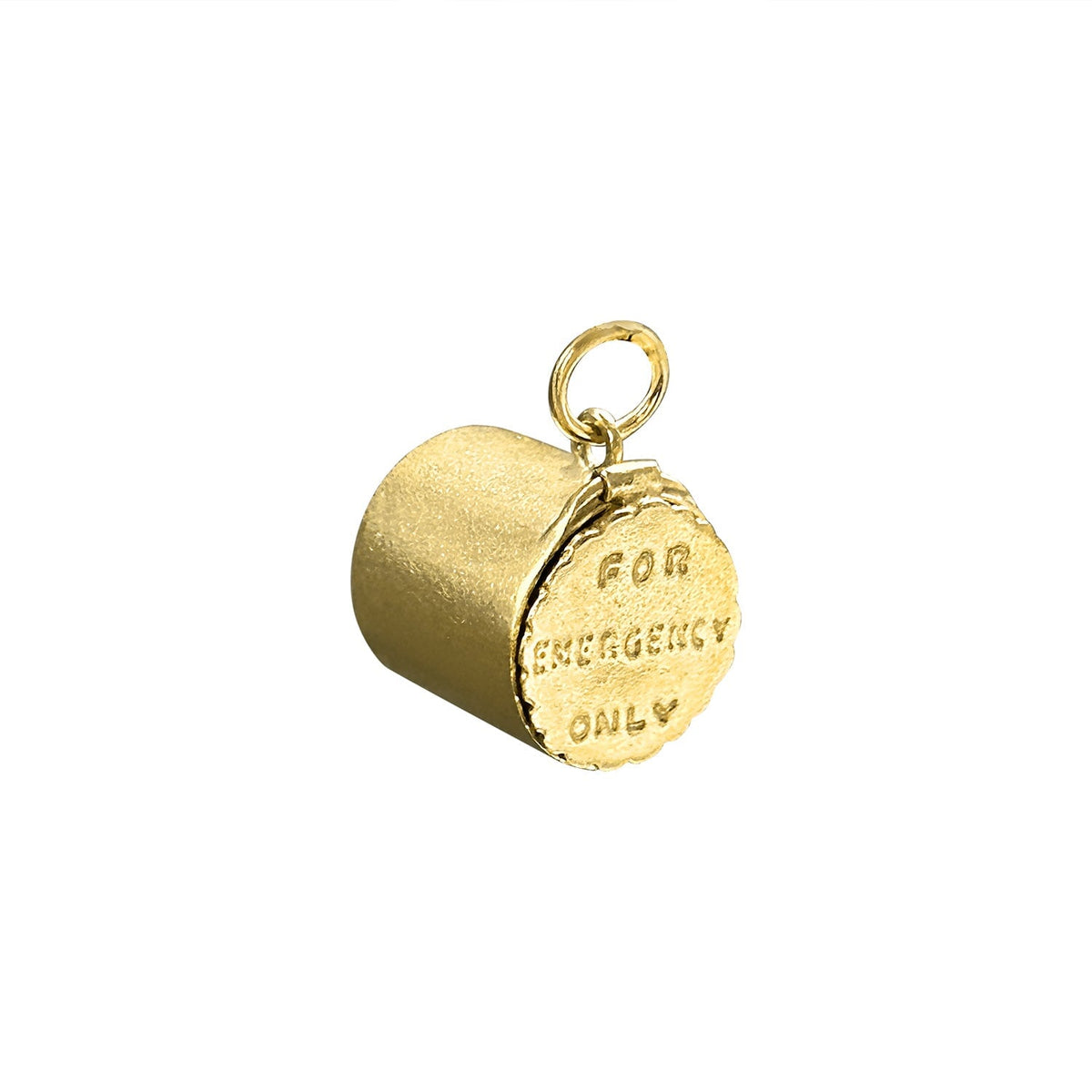 SOLD Vintage "For Emergency Only" Capsule Charm