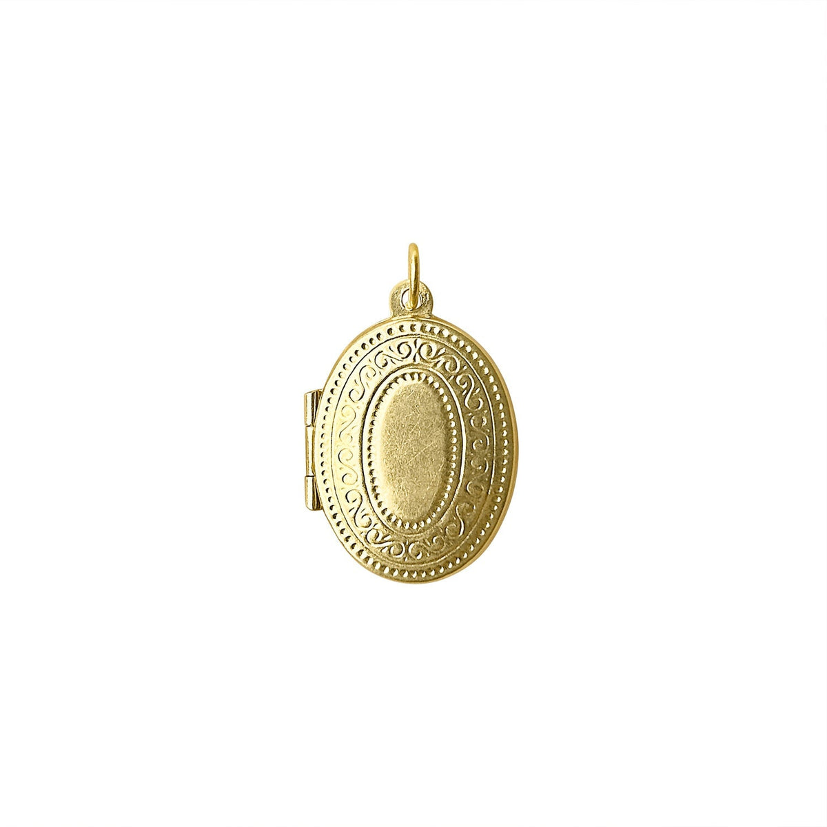 SOLD Vintage Oval Locket Charm