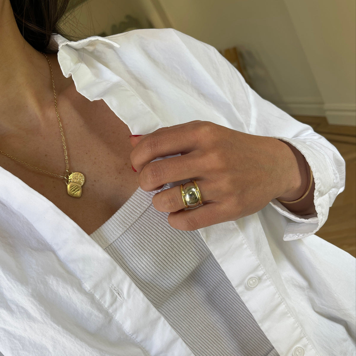 Vintage Mixed Metal Cigar Band