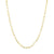 vintage solid gold paperclip chain