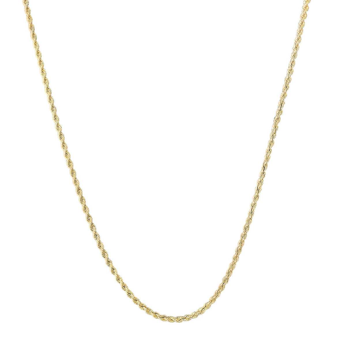 vintage solid gold twist chain 