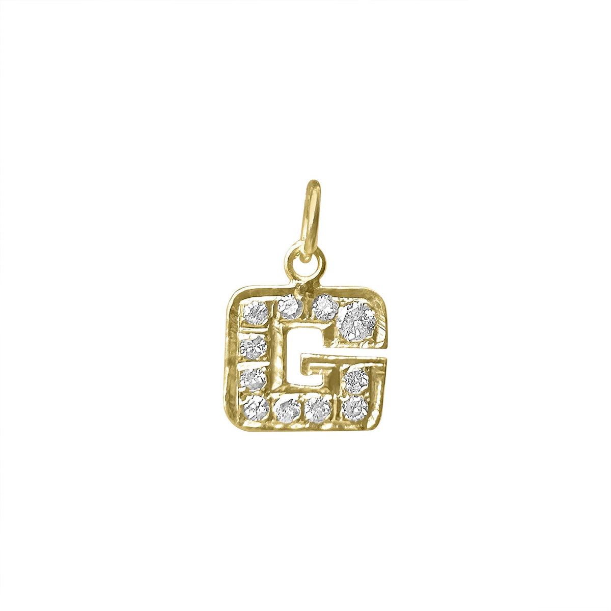 SOLD Vintage Diamond Varsity "G" Charm