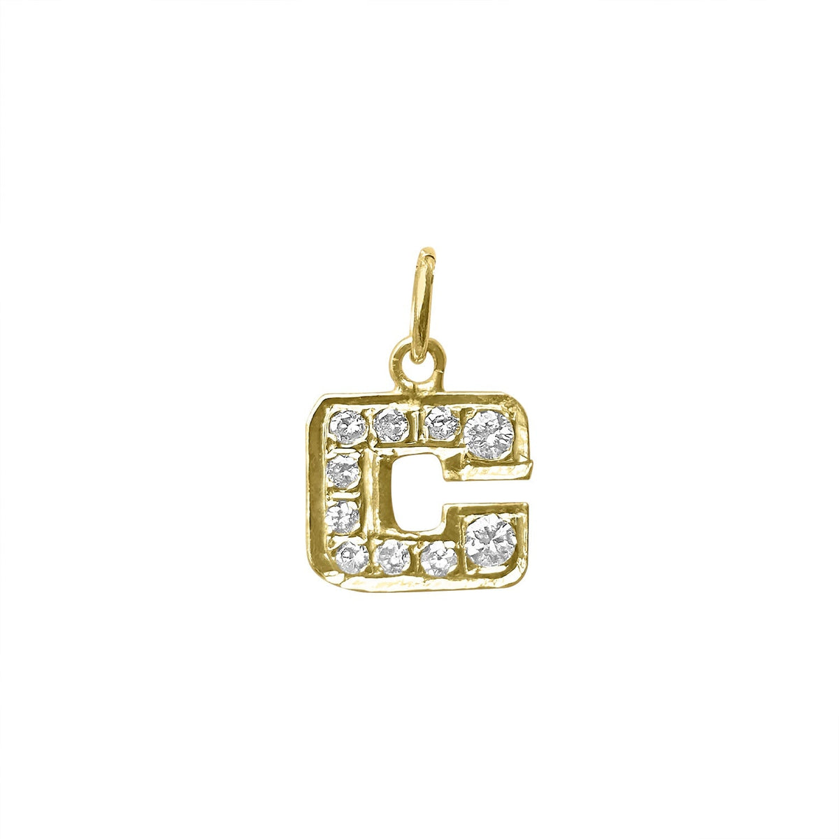SOLD Vintage Diamond Varsity "C" Charm