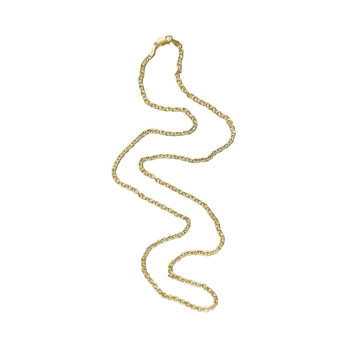 SOLD Vintage Diamond Cut Link Chain