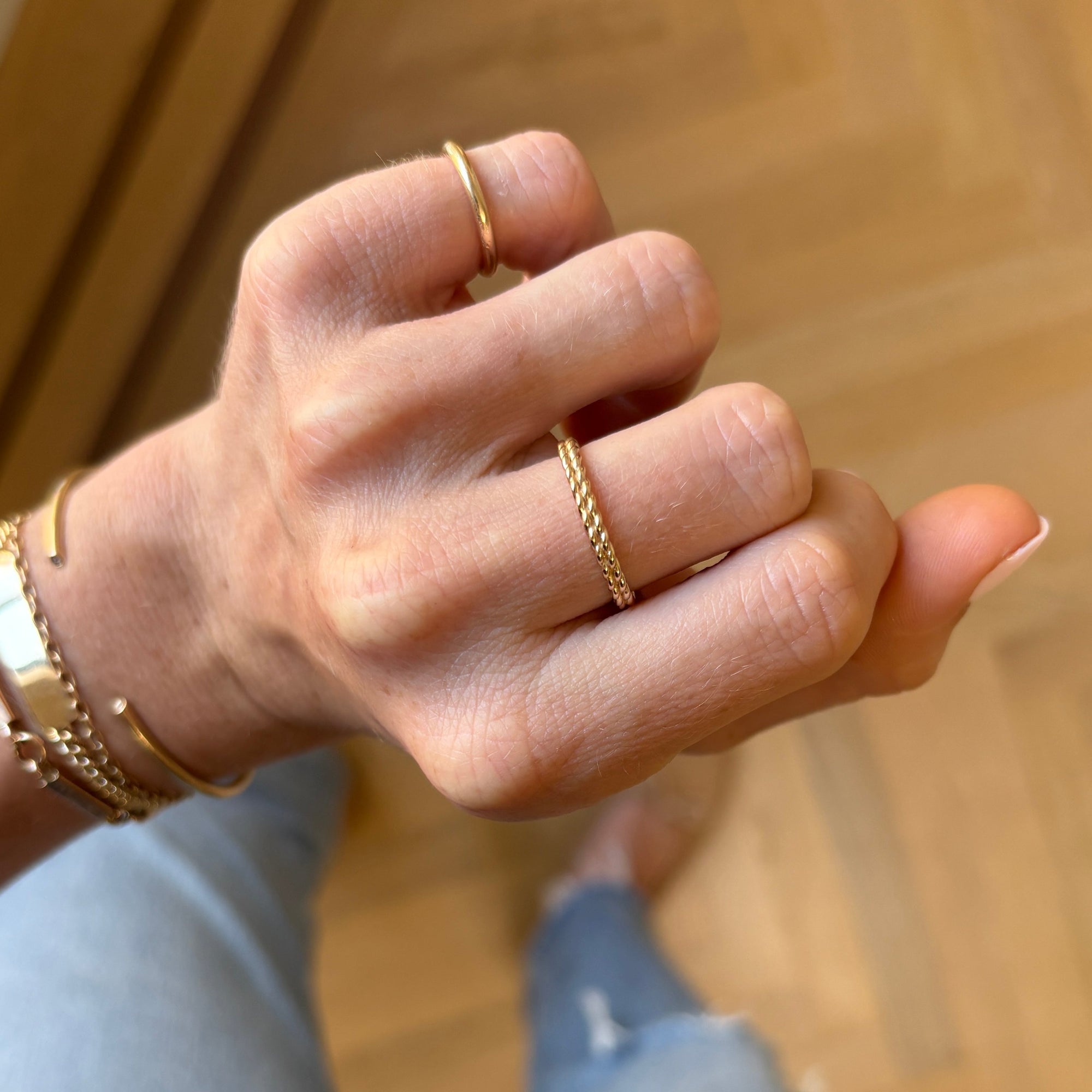 SOLD Lover's Knot Double Rope Ring — Archive Sale